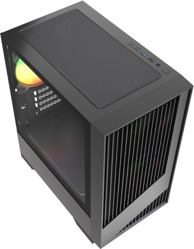 Корпус Powercase Mistral Micro A12B (CMMA12B-L3) (без БП, mATX, USB3.0, 3x FRGB Fan, black)