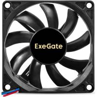 Вентилятор ExeGate EX08015S4P-PWM (EX295235RUS) (80x80x15mm, sleeve, <2500rpm, <26dBa, 4pin, PWM, black) OEM