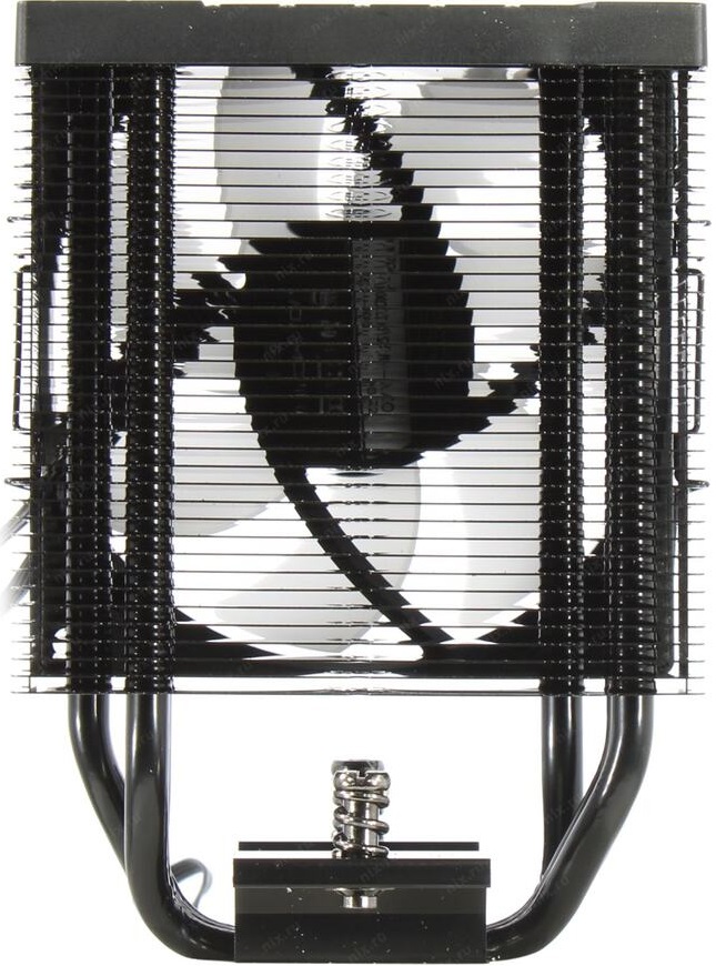 Вентилятор PCCOOLER R300 ARGB (1150/1151/1155/1156/1200/1700/1851/AM4/AM5, 92mm, Al, Hydro, 800-2200rpm, 18-30dBa, 3 тепловые трубки, DTH, 4pin, PWM, ARGB LED, 125W, black) RTL