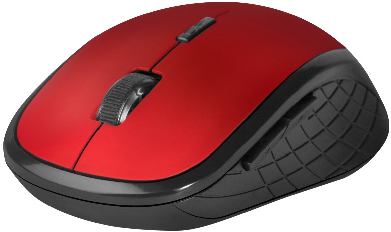 Мышь беспроводная Defender HIT MM-415 (optical, 1600dpi, 2xAAA, red)