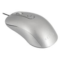 Мышь Oklick 155M (USB, optical, 1000dpi, 1.3m, silver)
