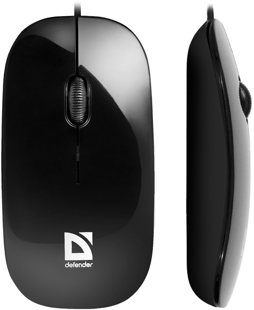 Мышь Defender NetSprinter 440 B (USB, optical, 800dpi, ультратонкая для ноутбука, black)
