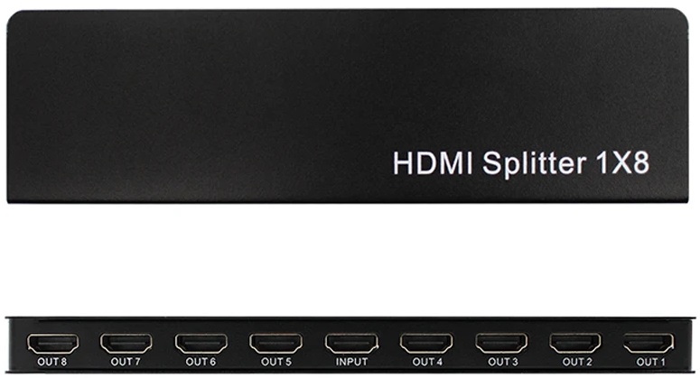 Разветвитель HDMI (8 мониторов, ver.1.4, 4K 30Hz, до 15m, black) BTS