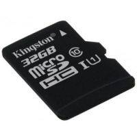 Карта памяти SDmicro Card 32GB Kingston (SDC10G2/32GBSP, Class 10, UHS-I, 45Mb/s, без адаптера)