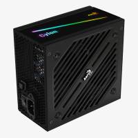 Блок питания AeroCool 500W (Cylon 500, 80+, 120mm, 20+4+4+4pin, 2*PCI-E 6+2pin, 5*SATA, 3*HDD, RGB) RTL