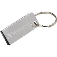 Флеш накопитель USB 2.0 32Gb Verbatim Metal Executive (98749, silver)