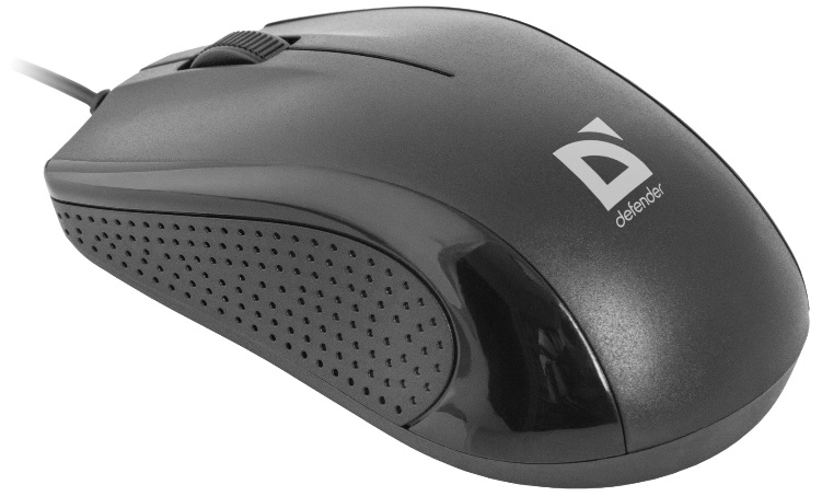 Мышь Defender Optimum MB-160 (USB, optical, 1000dpi, 1.5m, black)