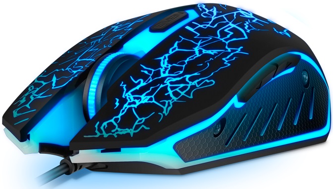 Мышь Sven GX-950 (USB, optical, 1600dpi, игровая, изменяемая подсветка, soft-touch, 1.5m, black)