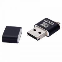 Карт-ридер Siyoteam (SY-T18, microSD, black-white, USB 2.0)