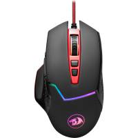 Мышь Redragon INSPIRIT 2 (USB, optical, 14000dpi, игровая, RGB подсветка, black-red)