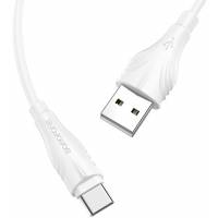 Кабель USB 2.0 Am - Type-C 1.0m (BX18, 3A, white) Borofone