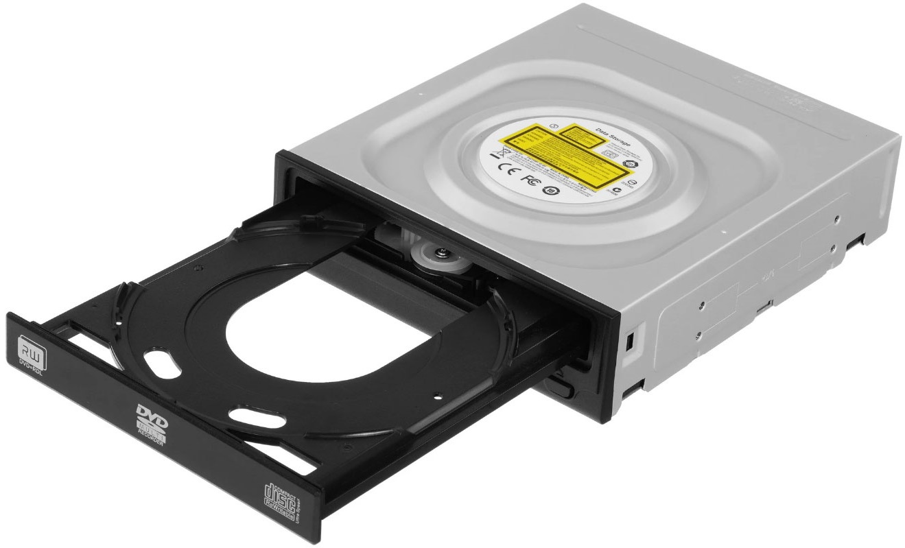 Привод DVD±RW Gembird (DVD-SATA-02, SATA, black) OEM