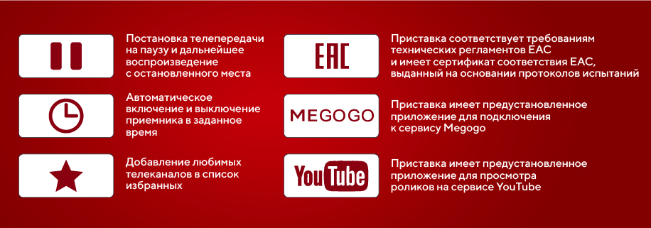 Тюнер для цифрового ТВ внешний / Медиа-проигрыватель FUMIKO DR-01 (1080p, DVB-T/T2, HDMI, JPEG, MKV, USB, Time Shift, black)