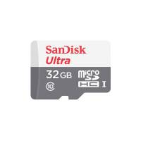 Карта памяти SDmicro Card 32GB SanDisk (SDSQUNB-032G-GN3MA, Ultra Android, Class 10, UHS-I, 48Mb/s, адаптер SD)