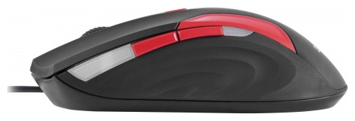 Мышь Defender Warhead GM-1110 (USB, optical, 2000dpi, игровая, black-red)