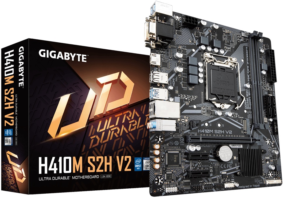 Материнская плата Gigabyte H410M S2H V2 (s1200, mATX) RTL