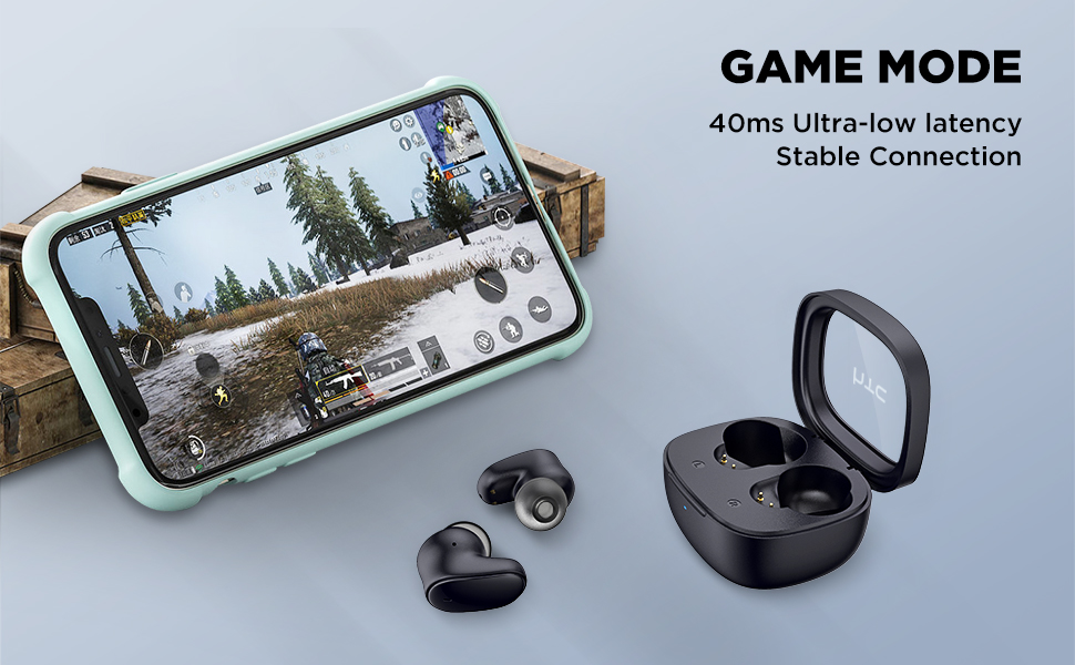 Гарнитура HTC TWS9 (затычки, беспроводная, Bluetooth 5.3, с микрофоном, до 6.5 часов работы от батареи, беспроводная зарядка, black)