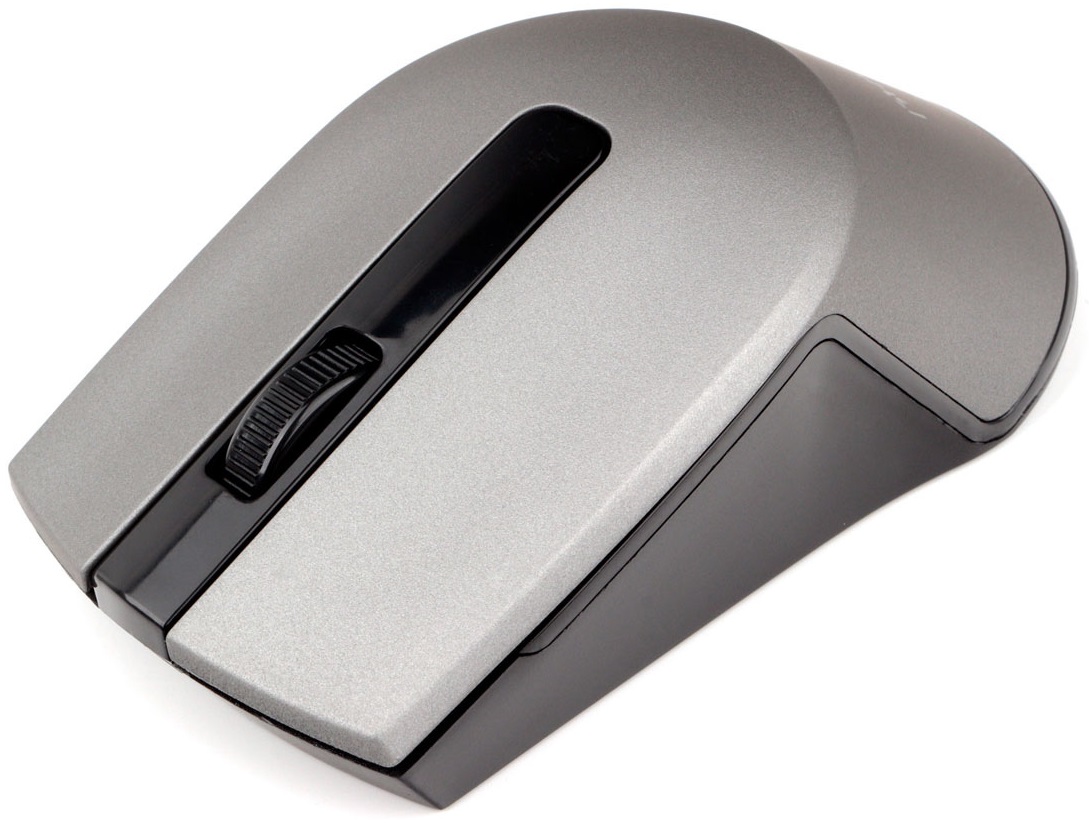 Мышь беспроводная Гарнизон GMW-475 (optical, 1000dpi, AA, soft-touch, black-grey)