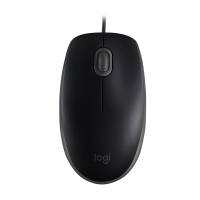 Мышь Logitech B110 Silent (USB, optical, бесшумный клик, 1000dpi, black)