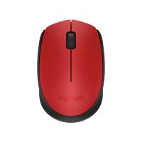 Мышь беспроводная Logitech M171 (optical, 1000dpi, AA, red-black)