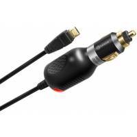 Зарядное устройство от прикуривателя Dream CH40 (12/24V - USB, 2А, кабель microUSB 3.5m, black)
