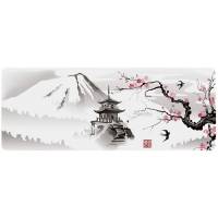 Коврик для мыши (Sakura, тканевый на резиновой основе, 700x300x2mm)