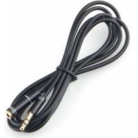 Кабель удлинительный аудио 3.5mm Jack (m) - 3.5mm Jack (f) 1.5m (CCAB-02-35MF-1.5MB, black) Cablexpert