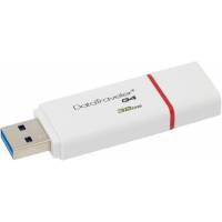 Флеш накопитель USB 3.2 32Gb Kingston DT G4 (DTIG4/32GB, white-red)