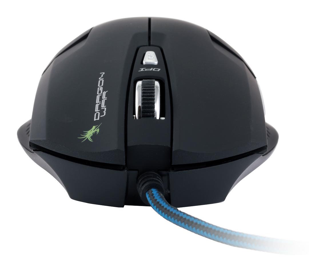 Мышь QUMO Dragunov G3 (USB, optical, 3200dpi, игровая, коврик, black)