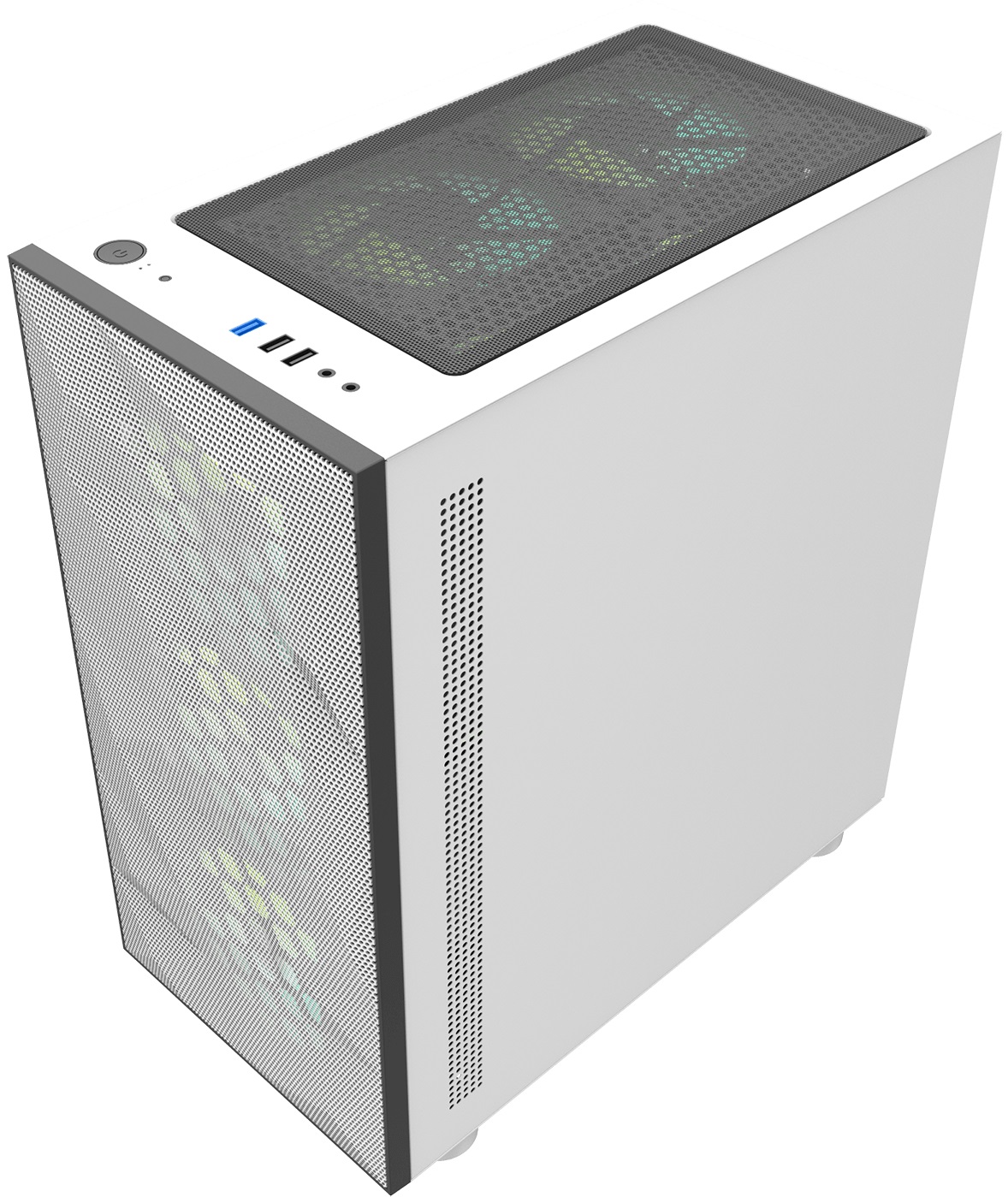 Корпус DARKFLASH DLM 21 MESH (без БП, mATX, USB3.0, white)