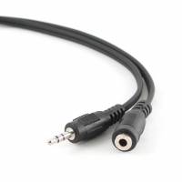 Кабель удлинительный аудио 3.5mm Jack (m) - 3.5mm Jack (f) 1.5m (CCA-423, black) Cablexpert