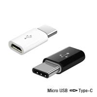 Переходник microUSB (f) - USB Type-C (m) (black)