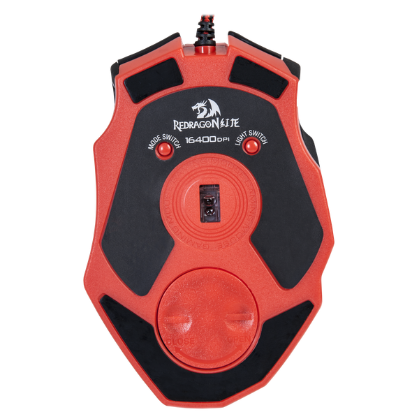 Мышь Redragon SAMSARA (USB, laser, 16400dpi, игровая, black-red)