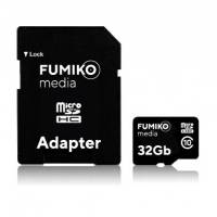 Карта памяти SDmicro Card 32Gb FUMIKO (FMD-05, Class 10, 25/15MB/s, адаптер SD)