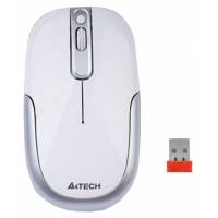 Мышь беспроводная A4Tech G9-110H-2 (optical, 2000dpi, AAA, silver-white)