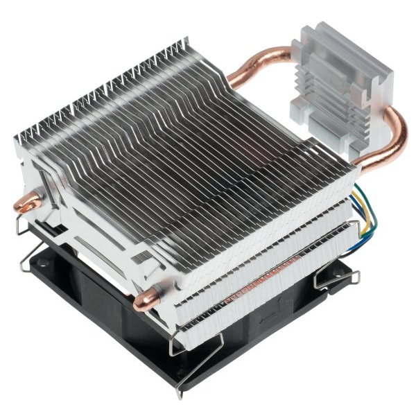Вентилятор Floston FCU-1PS  (1156/1155/1150/775/AM3/FM1/FM2, Al, 80mm, PWM, 2400rpm, 25.5dBA, тепловая трубка, 90W) RTL