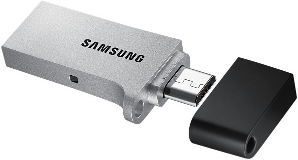Флеш накопитель USB 3.0 32Gb Samsung DUO (MUF-32CB/APC, 130Mb/s, металл)