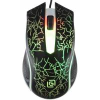 Мышь Oklick SHADOW 395M (USB, optical, 1500dpi, игровая, подсветка, 1.35m, black)
