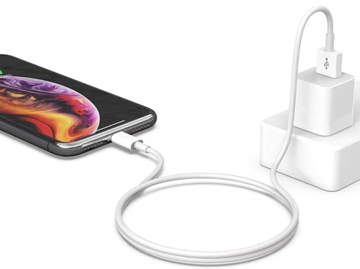 Кабель USB 2.0 Am - Lightning 1.0m (силиконовый шнур, white) Fukabo