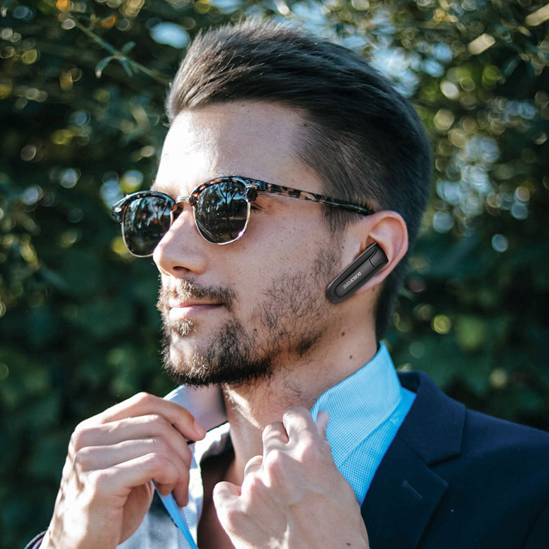 Гарнитура Borofone BC21 Encourage Sound (вкладыш моно, беспроводная, Bluetooth 4.2, с микрофоном, до 4 часов работы от батареи, black)
