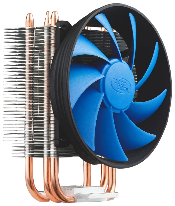 Вентилятор DEEPCOOL GAMMAXX 300 (1150/1151/1155/1156/1200/1366/775/AM2/AM3/AM4/FM1/FM2, 120mm, 900-1600rpm, 18-21dBa, 3 тепловые трубки, 4pin, PWM, 130W) RTL