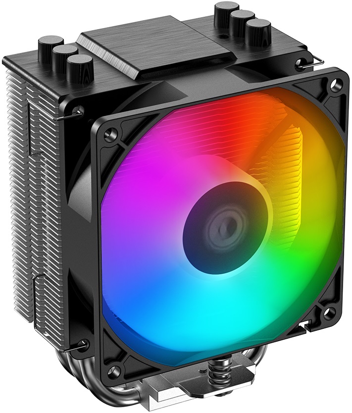 Вентилятор ID-Cooling SE-903-XT ARGB (1150/1151/1155/1156/1200/1700/1851/AM4/AM5, 92mm, Al, Hydro, 600-2200rpm, <26dBa, 3 тепловые трубки, DTH, 4pin, PWM, ARGB LED, 125W) RTL