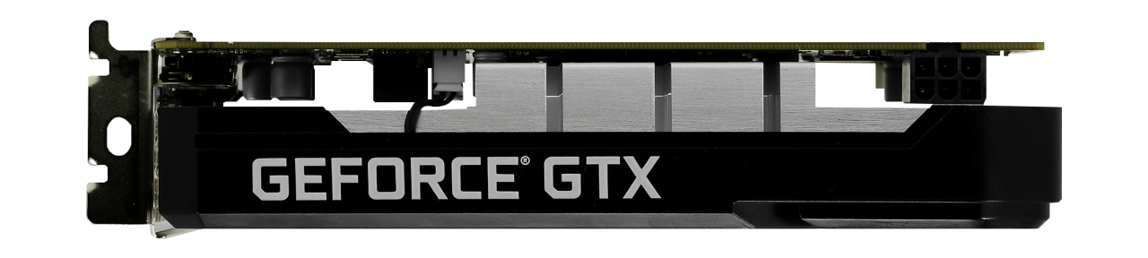 Видеокарта Palit GF GTX1650 STORMX OC 4Gb (128bit, GDDR6, DVI+HDMI+DP) RTL