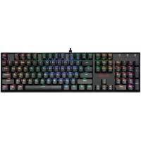 Клавиатура Redragon MITRA (USB, механическая, программируемая RGB подсветка, игровая, влагоустойчивая, мультимедийная, black)
