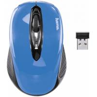 Мышь беспроводная Hama AM-7300 (optical, 1000dpi, 2xAAA, blue)