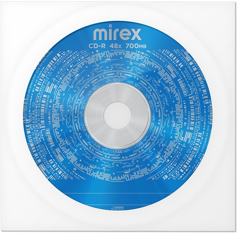 Диск CD-R Mirex (700Mb, 48x, 1шт., конверт)