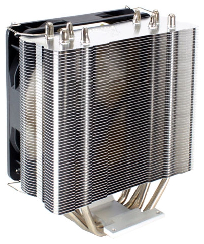 Вентилятор GlacialTech Igloo H46 PWM (1150/1151/1155/1156/1366/2011/775/AM2/AM3/FM1/FM2, 120mm, Al, 800-1600rpm, 15-31dBa, 4 тепловые трубки, DTH, 4pin, 130W) RTL