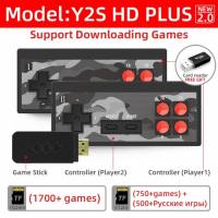 Мини-консоль игровая Y2-HD Plus с эмуляцией NES (Dendy) (HDMI, беспроводные джойстики (2xAAA), 2950 предустановленных игр, карт-ридер)