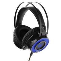Наушники Gembird MHS-G500L (полноразмерные закрытые, c микрофоном, игровые, подсветка, 2.3m, промо-код "Survarium", black)