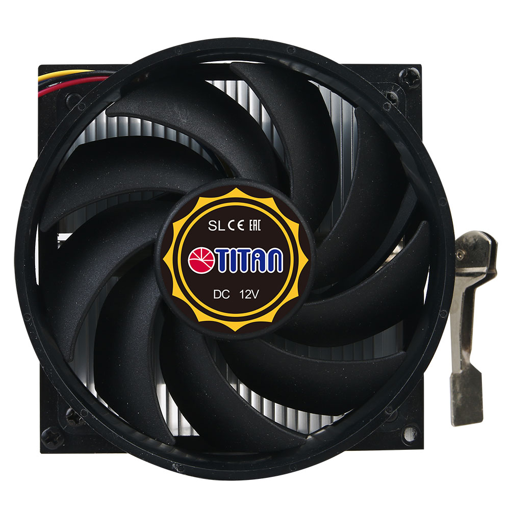 Вентилятор Titan DC-K8N925B/R (AM2/AM3/AM4/FM1/FM2, 95mm, Al, 1800rpm, 23dBa, 3pin, 95W) RTL
